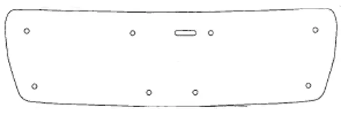 Maskisuoja Mercedes-Benz 210 1995-6/1999 - Mercedes-Benz maskisuojat - TS43 - 1