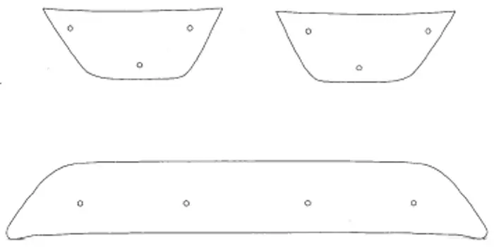 Maskisuoja Mitsubishi Outlander 2007-2010 - Mitsubishi maskisuojat - TS53 - 1