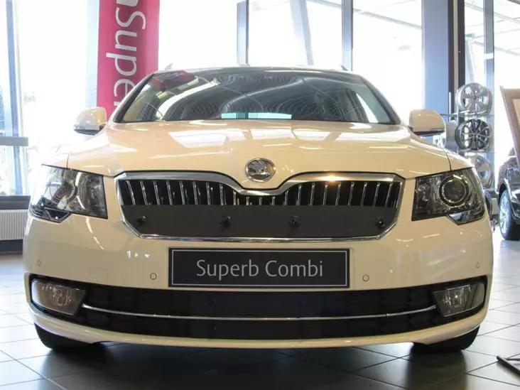 Maskisuoja Skoda Superb Greenline 2013-2015 - Skoda maskisuojat - TS423 - 1
