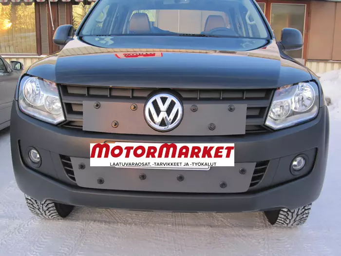 Maskisuoja VW Amarok 2011- Musta puskuri! - VW maskisuojat - TS83 - 1