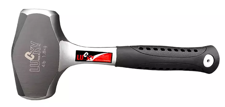 Moska 1,8Kg Litteä Teräsvarsi - Vasarat, lekat ja moskat - LU630443 - 1