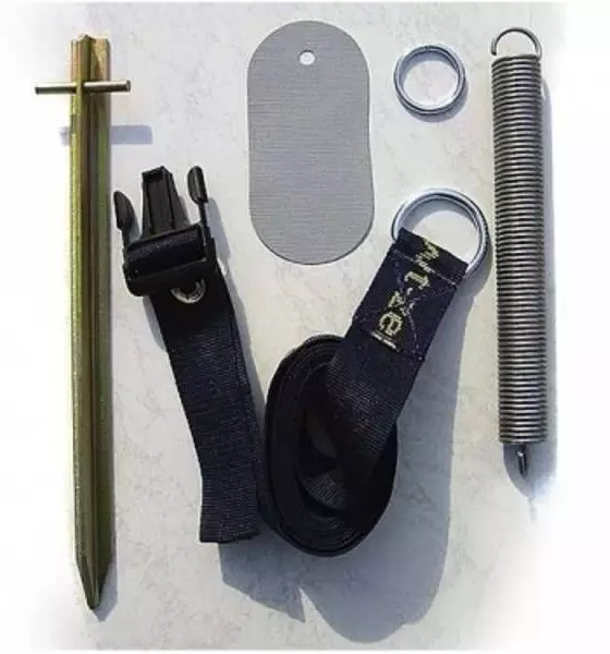 Myrskyhihnapari ja jousi - Telttojen lisävarusteet ja tarvikkeet - 810213 - 1