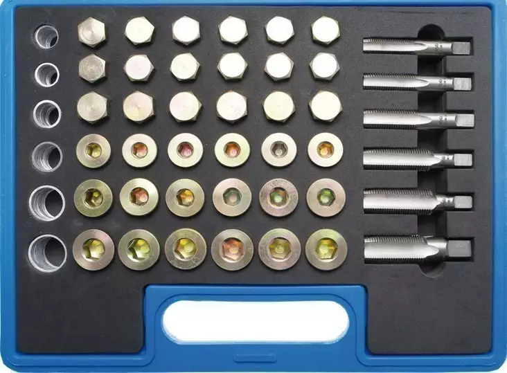 Öljypropun Kierteen Korjaussarja BGS - Öljytulpan kierteenkorjaus - BGS123 - 1