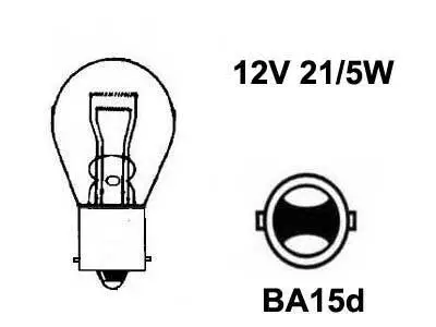 Polttimo Blick 12V 21/5W BA15D - Auton polttimot - 12503 - 1