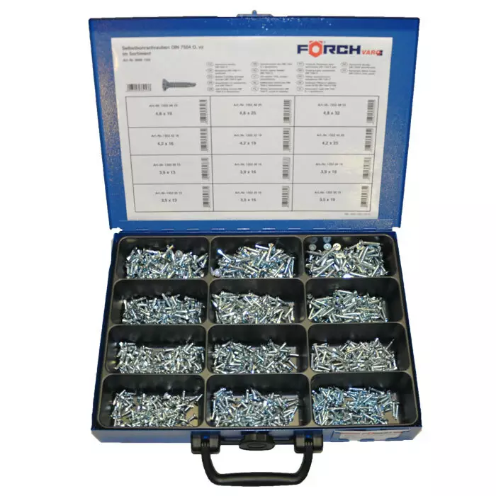 Poraruuvilajitelma DIN7504P Sinkitty - Pientarvikevalikoimat - 698-9010083 - 1