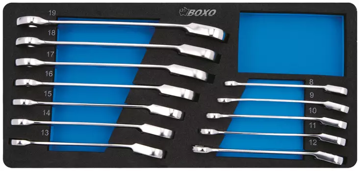 RäikkäLenkkiavainsarja suunnanvaihdolla - Työkalumoduulit työkaluvaunuihin - 284-BX023 - 1