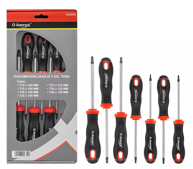 Ruuvimeisselisarja 7-Os. Torx - Ruuvitaltat - TX32093 - 1