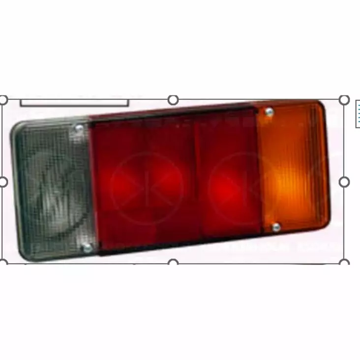 Takavalo Iveco Daily oikea, auto, peruutusvalolla 300x130 - Peräkärryn takavalot - 0900883 - 1