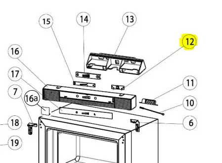 Thetford LED paneeli T2090 - Varaosat Thetford T2090, T2152 - 692753 - 1