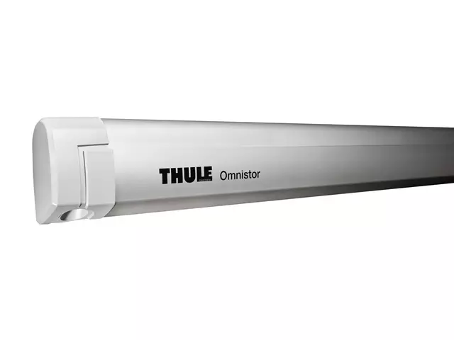 Thule markiisi Omnistor 5200 3,00 m Mystic/hopea - Kotelomarkiisit seinään Thule - 301133 - 1