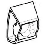 Thule tukitangon vastakappale 9200 - Thule Omnistor markiisien varaosat - 1500603113 - 1