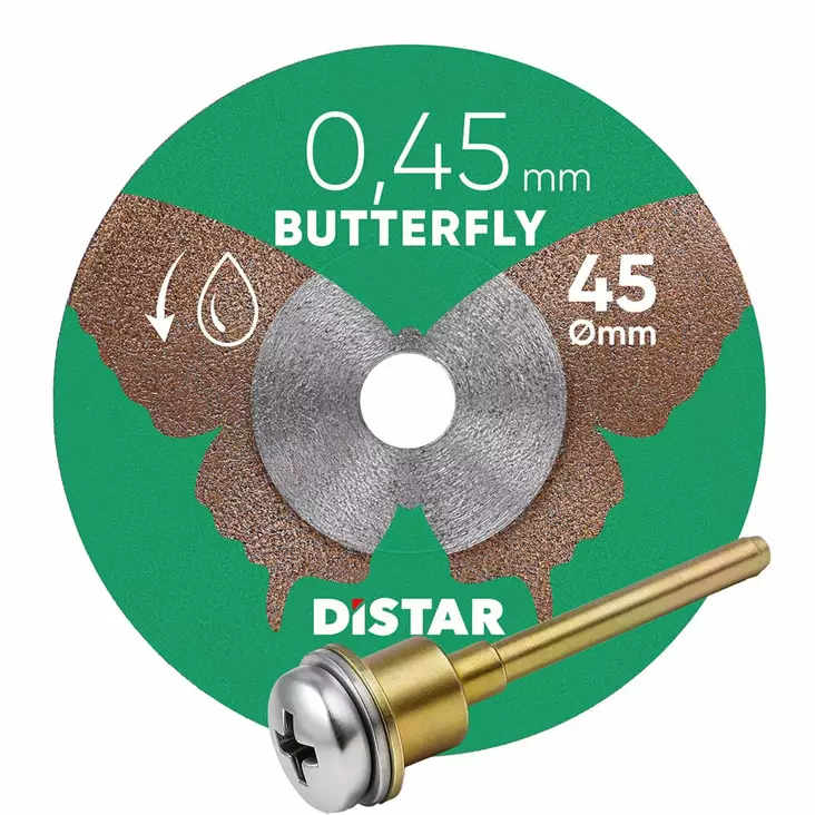 Timanttilaikka Distar 45x0,45x5,8H/3,2-3,0F Butterfly - Timanttilaikat laatoittajille - 11143158073 - 1