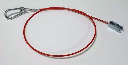 Turvavaijeri Knott 1000mm Varmuusvaijeri Knott 1000mm - Vetopää ja -koukku tarvikkeet - 2110403 - 1