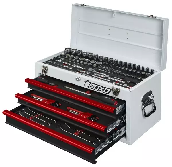 TyökaluLaatikosto Työkaluilla 133-osaa Boxo - Työkalupakit - 285-U20301-133 - 1