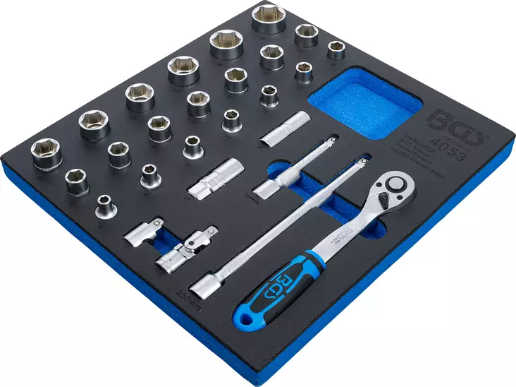 Työkalusarja 2/3: hylsysarja 1/2" - Työkalumoduulit työkaluvaunuihin - BGS4053 - 1