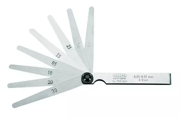 Välysmitta 0.05-1 mm 13-osaa Gedore - Mitat - 250-702-13 - 1