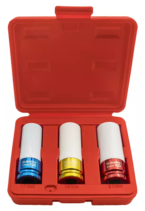 Vannehylsysarja 1/2" 3-osaa - Rengashylsyt ja momenttisauvat - T75793 - 2