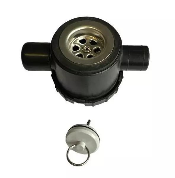 Viemäriliitos, hajulukko, 25mm, kaksi tuloa - Muut vesijärjestelmän osat - 0700203 - 1