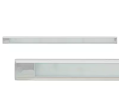 LED Sisävalo Kapea Ilman Katkaisijaa 24V Hopea 600x40x11 mm - LED-sisävalot - 1614-40660S-24 - 1