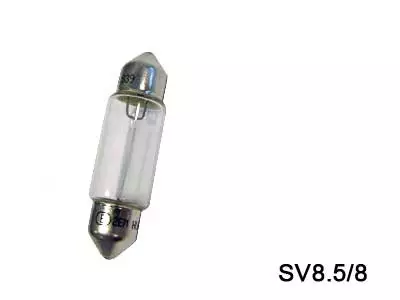 Polttimo 12V 5W 10x38 mm - Auton polttimot - 12844 - 1