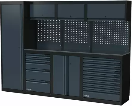 Sonic mss next korkea työasemakokoonpano rosterityötasolla 2803 - Kalustekokonaisuudet - SON4930904 - 1