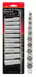 10 osainen hylsysarja (pitkät hylsyt) 3/8" vääntiöllä - Hylsysarjat - T45204 - 2