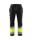 Highvis riipputaskuhousut stretch - Blåkläder työhousut - 155818119933C54 - 1