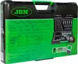 Hylsysarja muovisalkussa 1/4"+3/8"+1/2" räikkä- ja hylsysarja 216-osaa JBM - Hylsysarjat - 50-54034 - 3