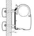 Thule markiisikiinnike Globebus 2x 8 cm + 2x 40 cm - 8000 - Seinäkiinnikkeet markiisiin - 308004 - 1
