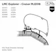 Thule markiisikiinnike LMC 4,0 m Explorer - Cruiser MJ2018 9- ja 6- sarja - Kattokiinnikkeet markiisiin - 301474 - 1