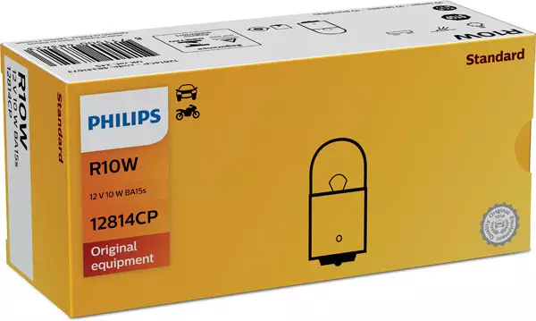 Autolamppu Philips R10W 12V 10W BA15S - Auton polttimot - 100-12814 - 1