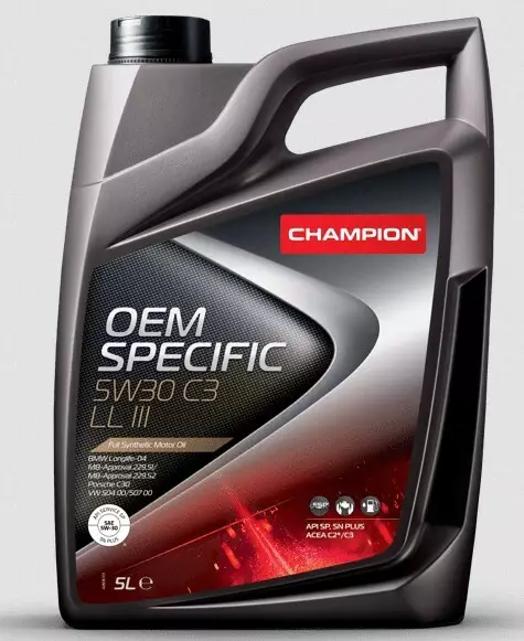 Champion OEM Spec 5W30 C3 LL 5L - Moottoriöljyt - 1048184 - 1