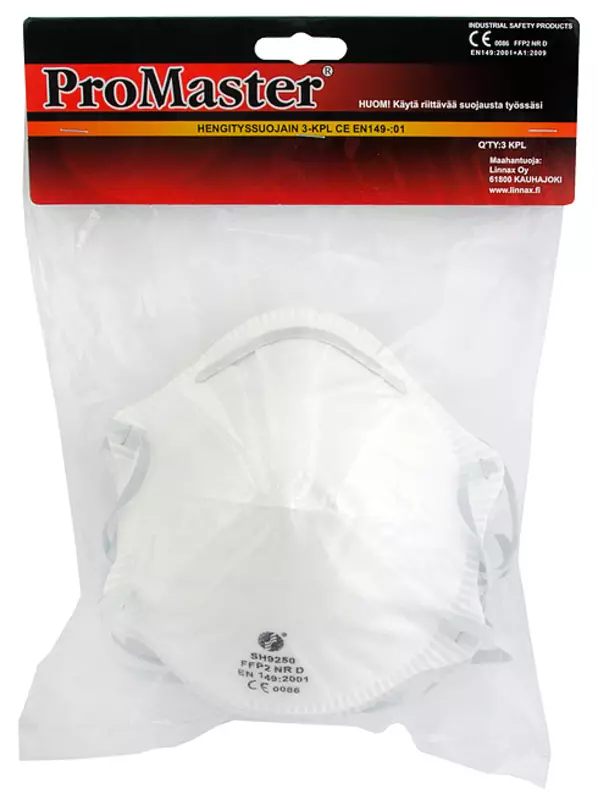 Hengityssuojain 3 kpl FFP2 - Hengityssuojaimet - QT1204 - 2