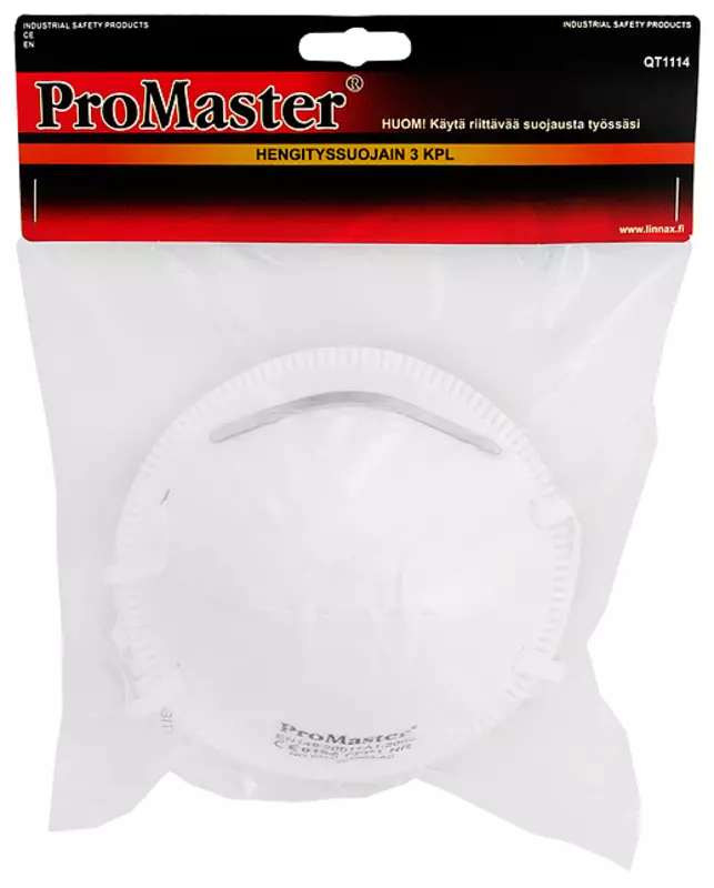 Hengityssuojain FFP1 3 kpl - Hengityssuojaimet - QT1114 - 2