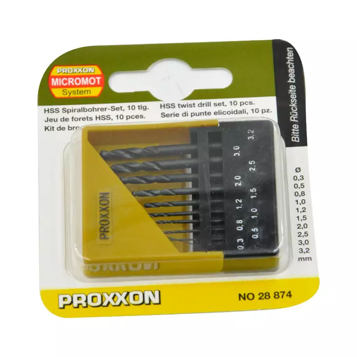 HSS-kierreporasarja, 10-osainen - Poranterät - 28874 - 1