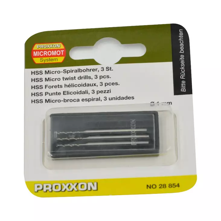 HSS-poranterät, Ø 1,0 mm 3 kpl - Poranterät - 28854 - 1