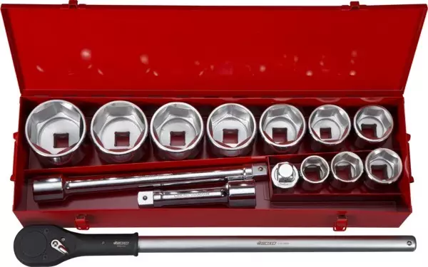 Hylsysarja 1" 36-80 mm 14-osaa Boxo - Hylsysarjat - 284-B33-2114 - 1