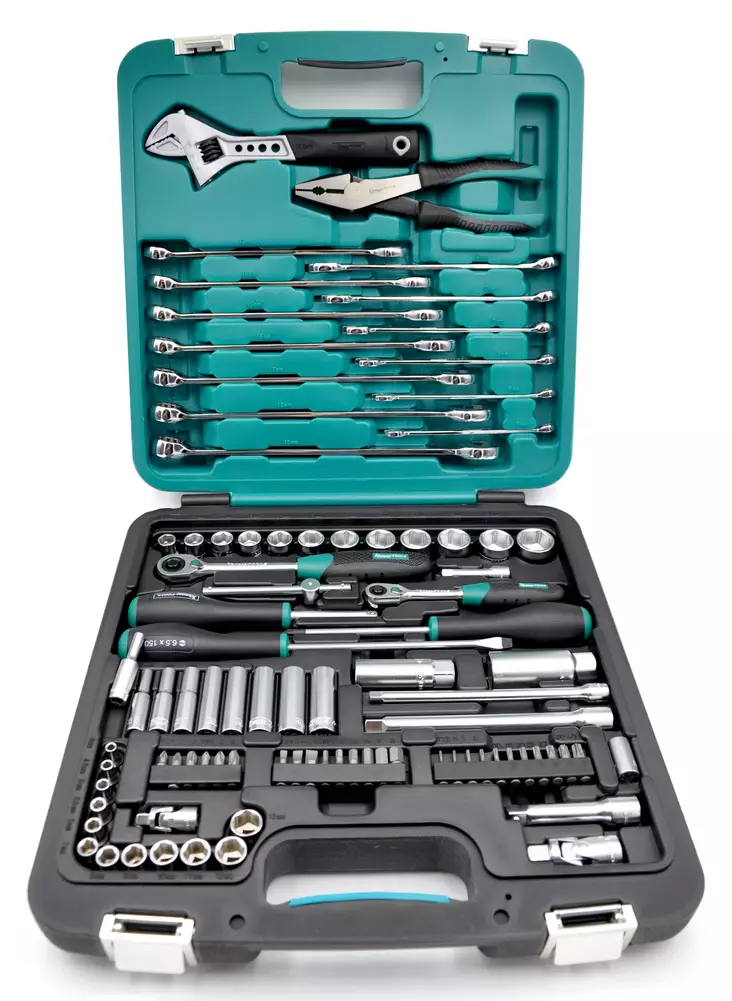 Hylsysarja 1/4"-3/8" 89-osaa Kamasa - Hylsysarjat - K25014 - 1