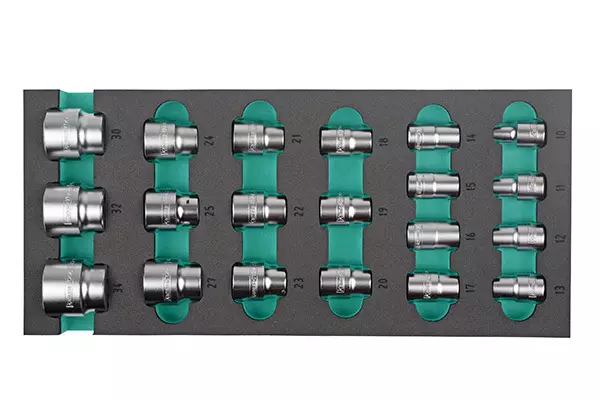 Hylsyt 1/2", 10-34 mm - Työkalumoduulit työkaluvaunuihin - K26074 - 1