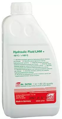 Jarru/hydraulineste 1 L LHM+ vihreä Febi - Hydrauli- ja tehostinöljyt - 109-24704 - 1