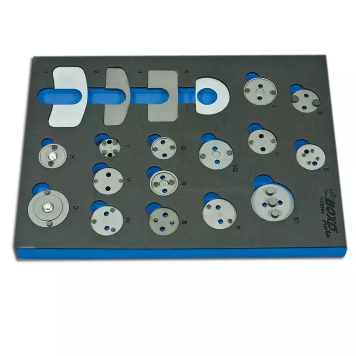 Jarrusatulan männän kääntötyökalun täydennyssarja Boxo - Jarrutyökalut - 291-BB004 - 1