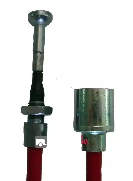 Jarruvaijeri 890 mm AL-KO Pikakiinitys Ulkopuolelta vaihdettava - Peräkärryn vaijerit - 247284 - 1