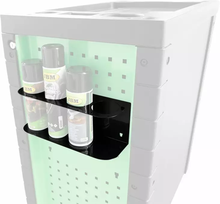 JBM tölkkiteline työkaluvaunuun neljälle tölkille - Lisävarusteet työkaluvaunuihin - 50-14354 - 1