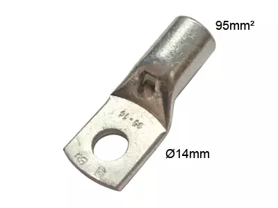 Kaapelikenkä FIN 95mm2 Ø14mm raskas malli - Kaapelit ja suojaputket - 52011-95-14 - 1