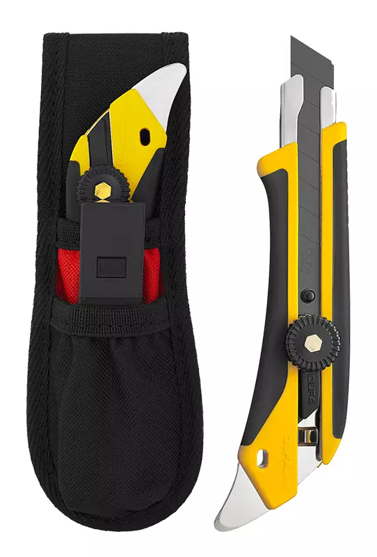 Katkoteräveitsi 18mm + Vyökotelo + 5 kpl - Puukot, veitset ja kaapimet - OF640134 - 1