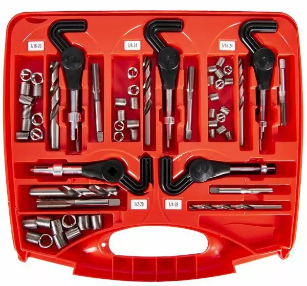 Kierteenkorjauslajitelma UNF 1/4-1/2 - Kierretyökalusarjat - 684-34004 - 1