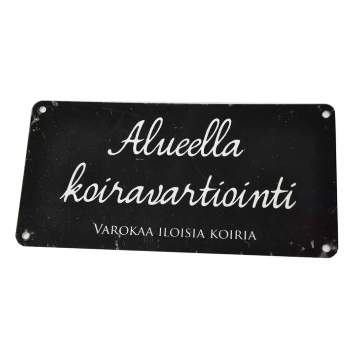 Koiravartiointi kyltti - POISTO - 50524 - 1