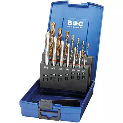 Konekierretappisarja M3-12 HSS-E B Punanen - Kierrepakat ja -tapit - 259-41731330014 - 1