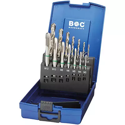 Konekierretappisarja M3-M12 HSS-E B Vihreä - Kierrepakat ja -tapit - 259-41631330014 - 1