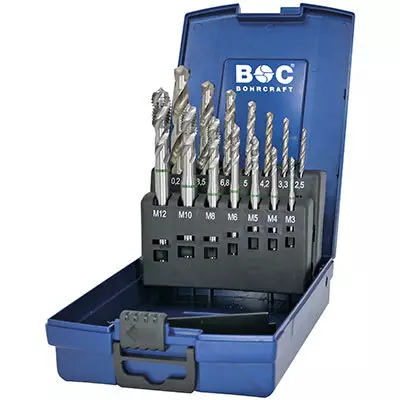 Konekierretappisarja M3-M12 HSS-E C Vihreä - Kierrepakat ja -tapit - 259-41671330014 - 1